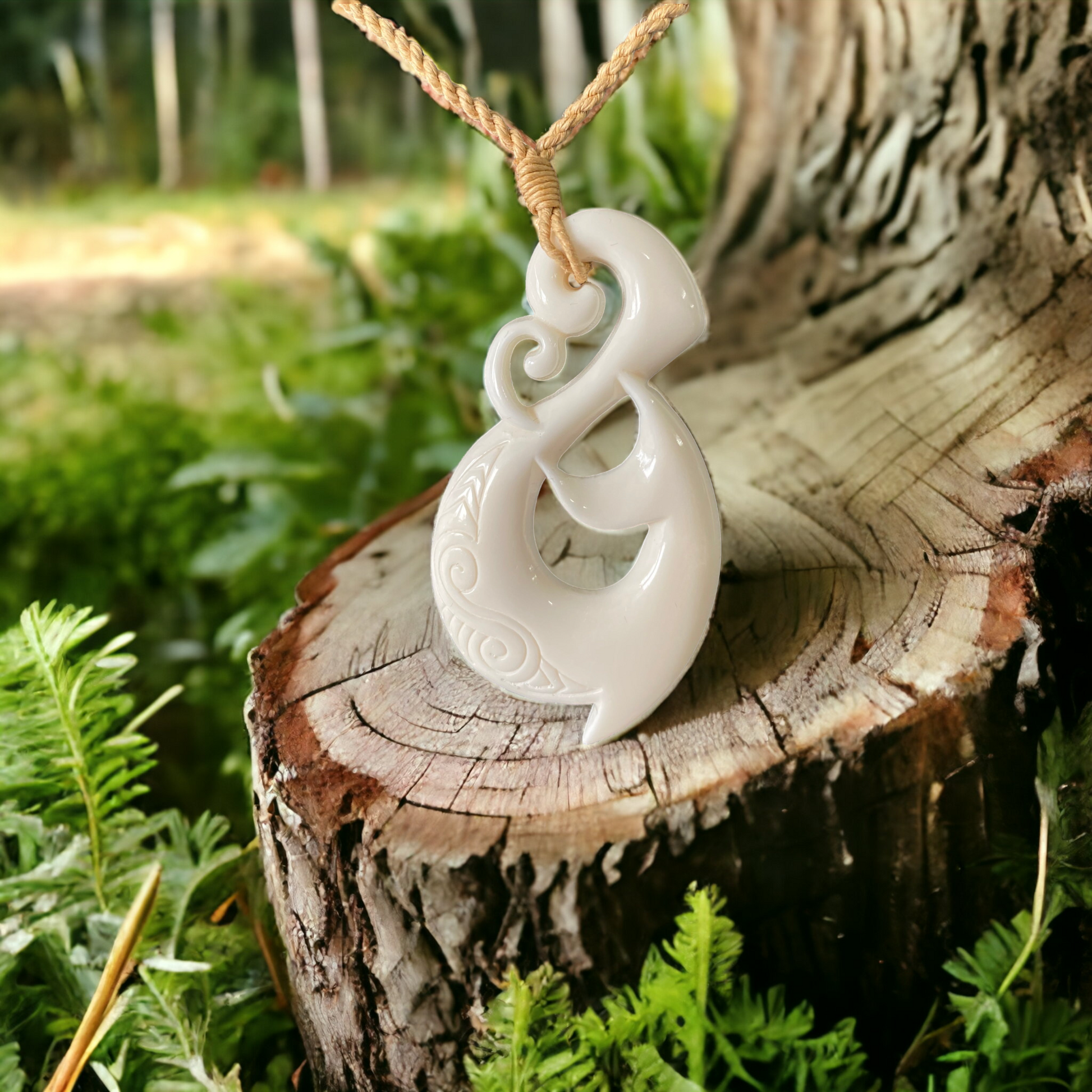 Bone Manaia Pendant