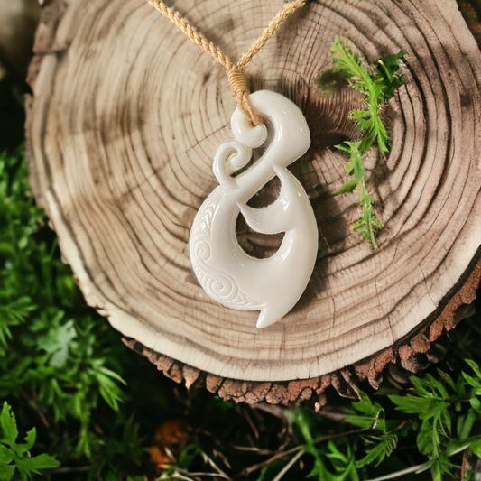 Bone Manaia Pendant