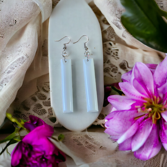 Bone Toki Earrings - Plain Small