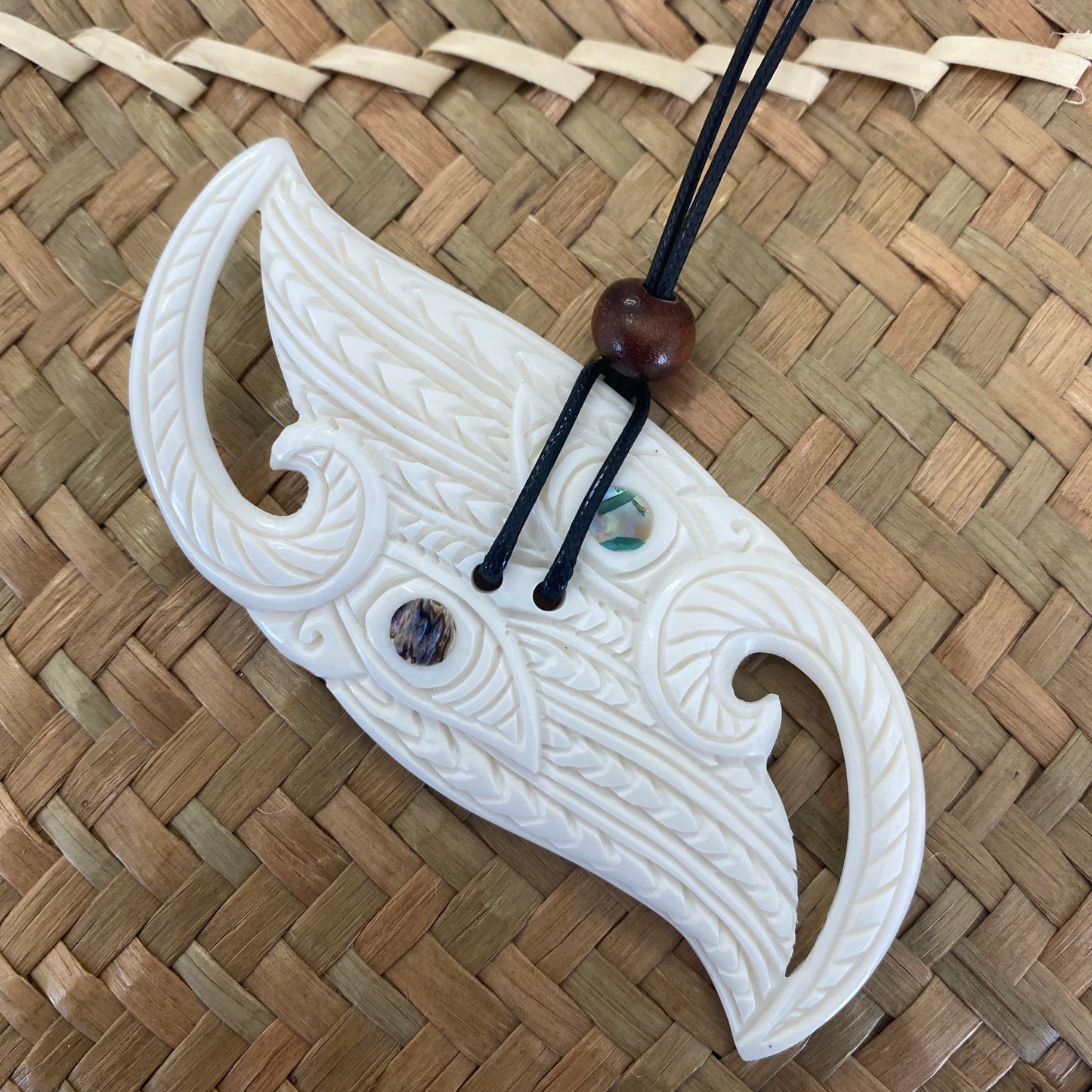 Bone Porotiti (Māori Musical Instrument - Pendant)