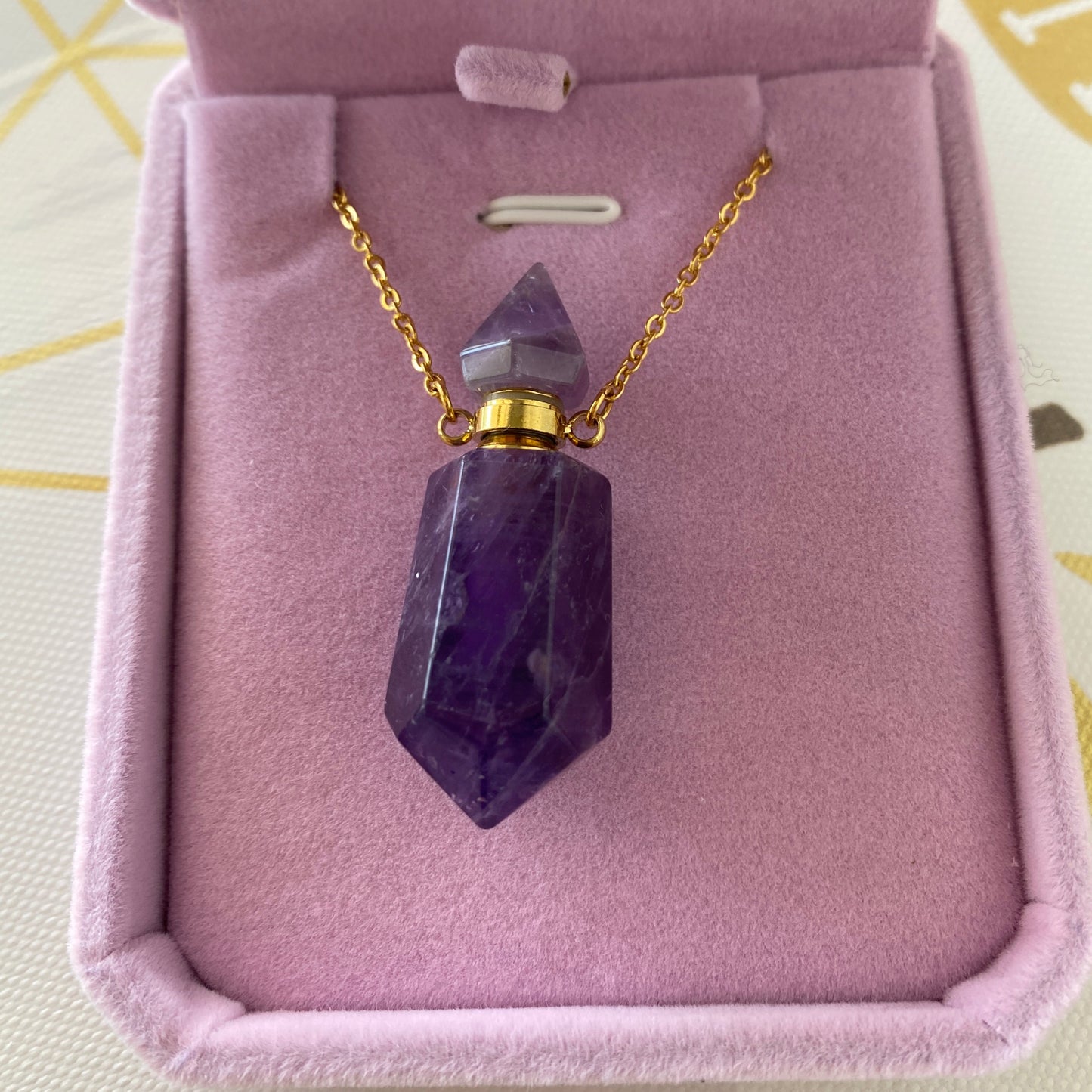 D-Lish Crystal Perfume Bottle Pendant