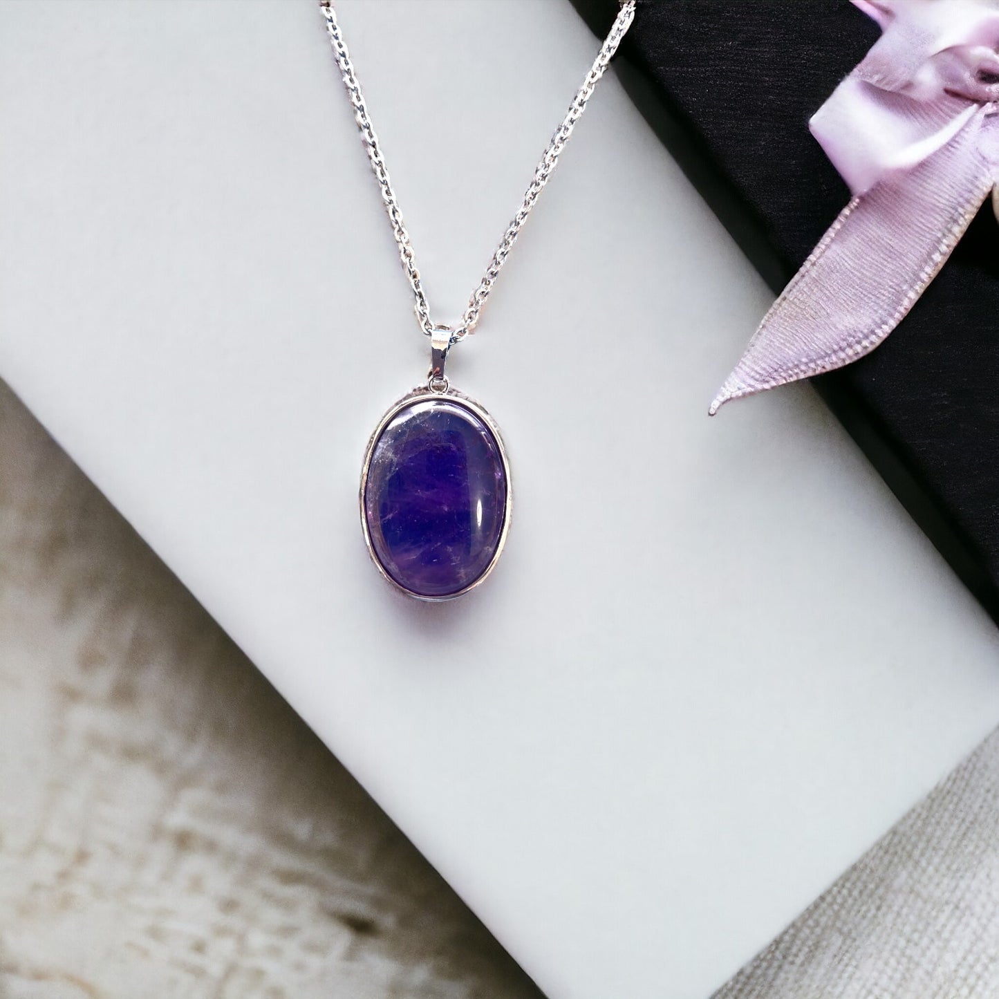 Nudi Point Amethyst Pendant
