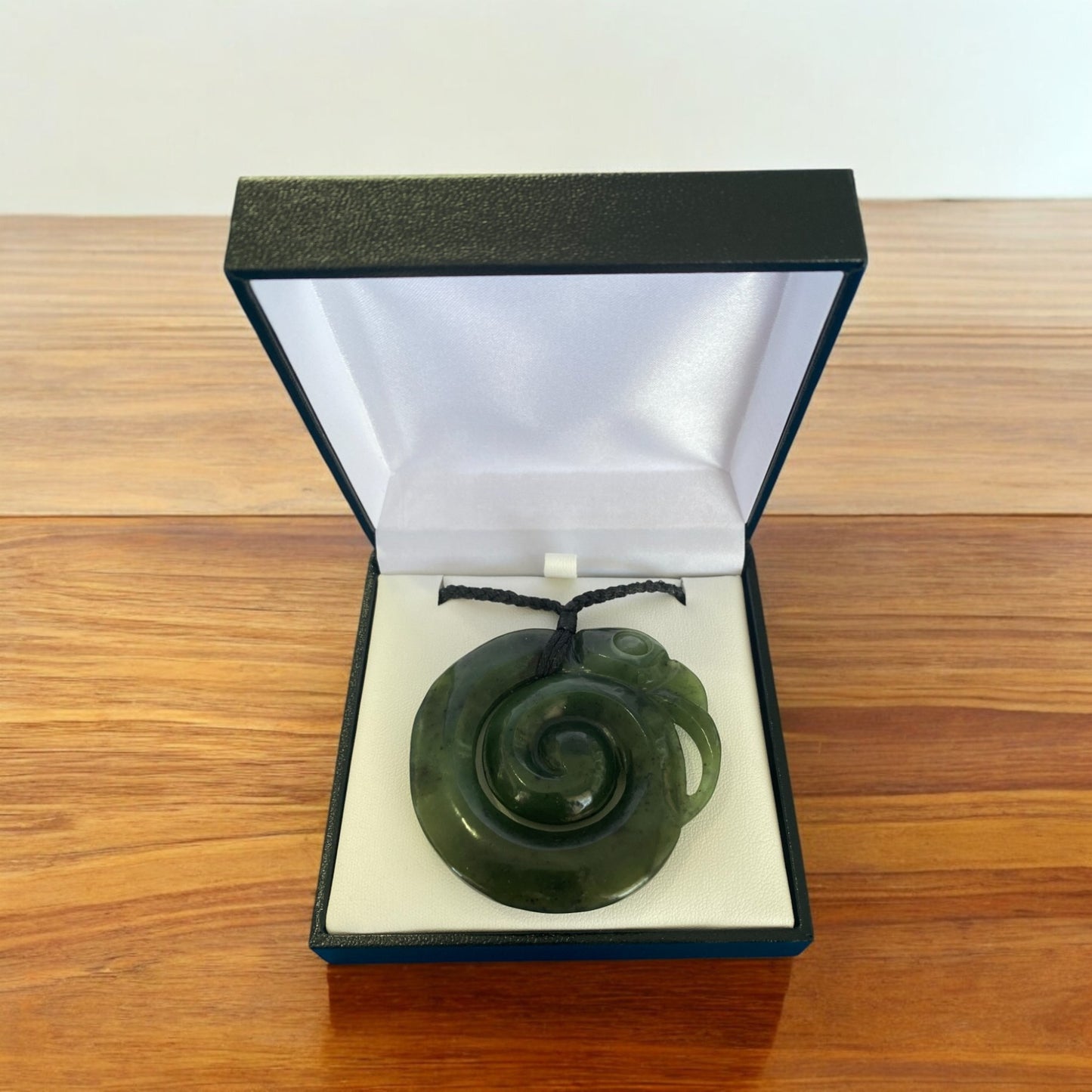 Pounamu / Greenstone Manaia Koru Pendant 50mm
