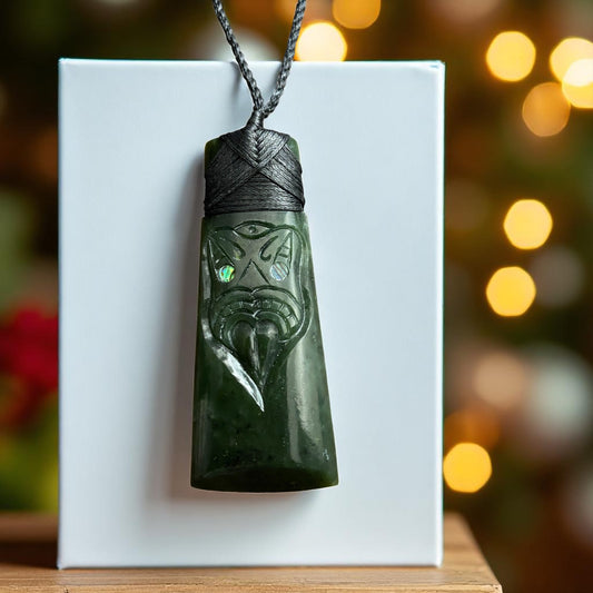 Greenstone Toki Pendant