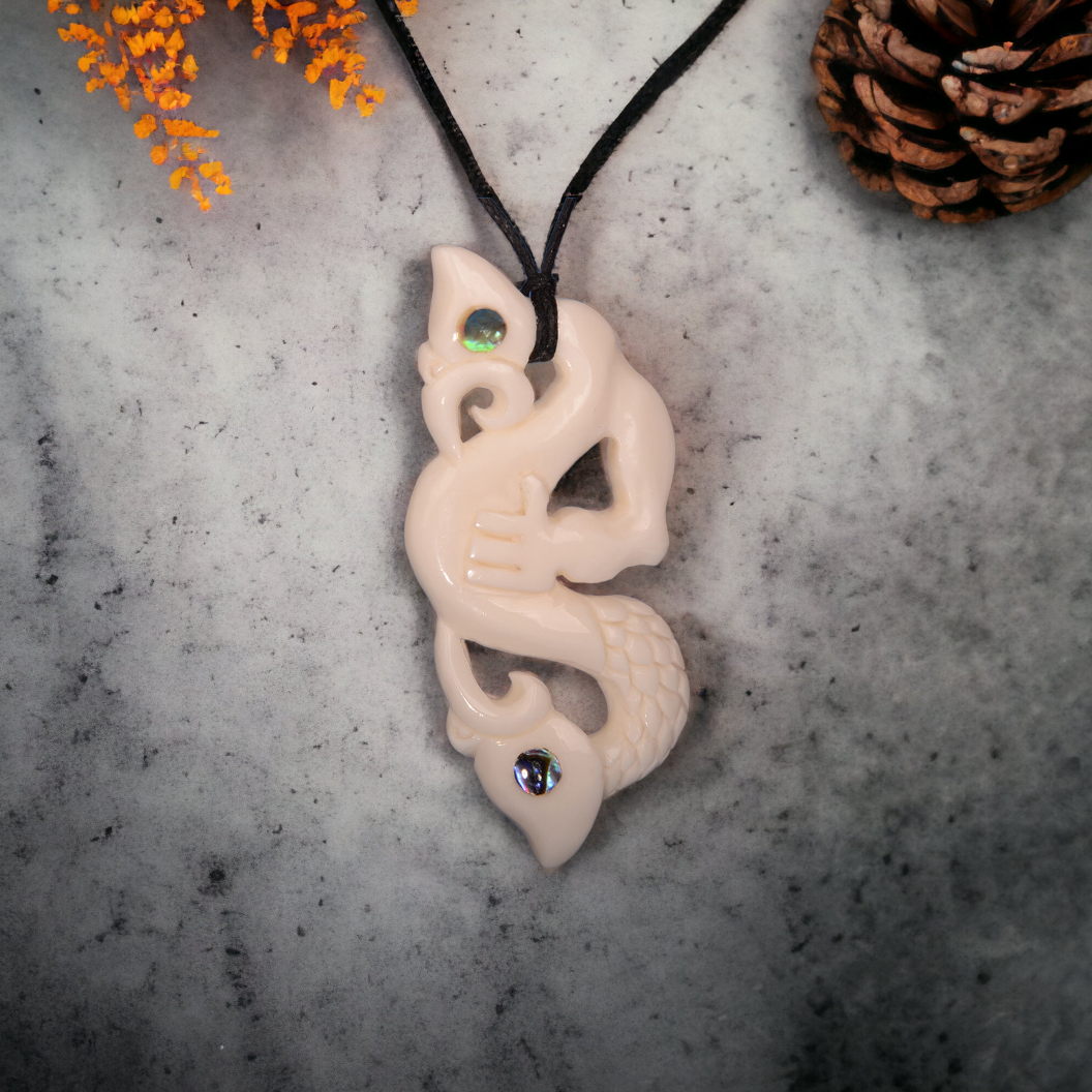 Bone Pendant - Manaia