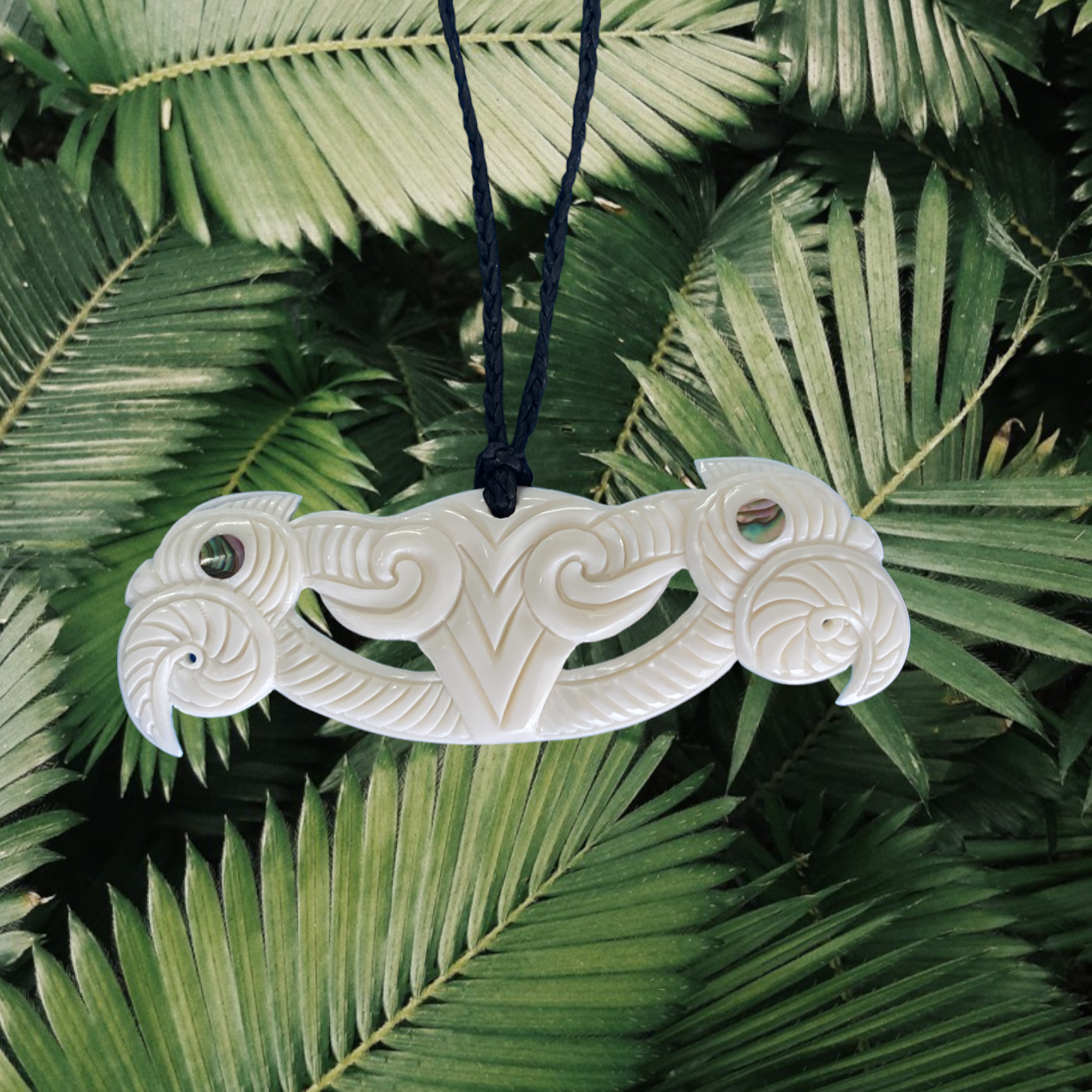 Bone Pekapeka Pendant