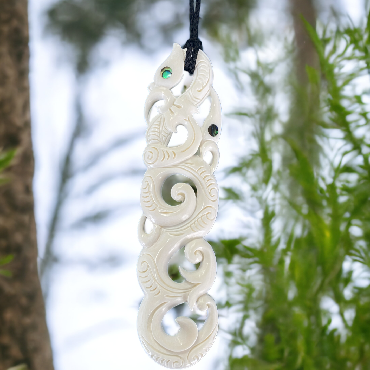 Bone Manaia Pendant