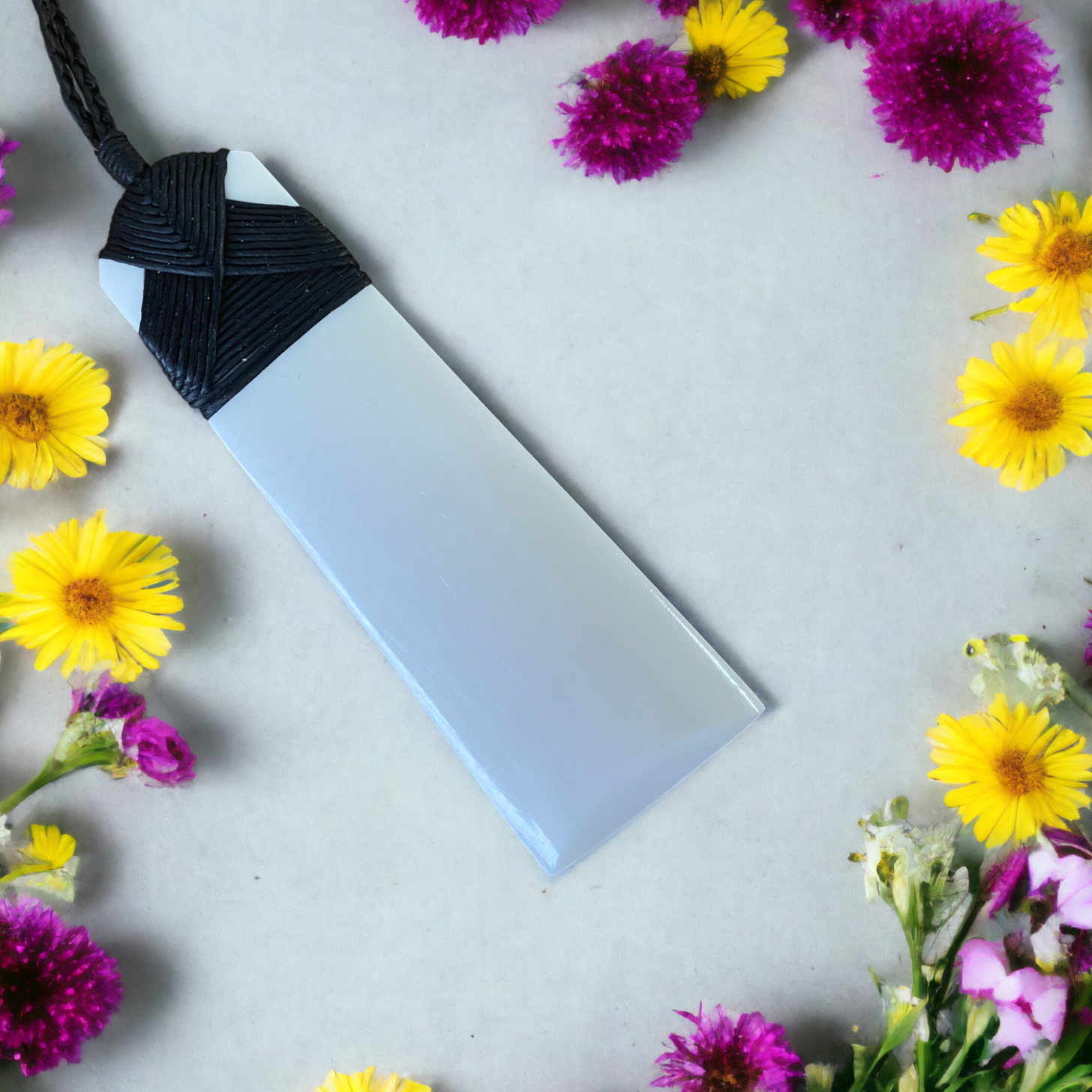 Bone Plain Toki Pendant - Large