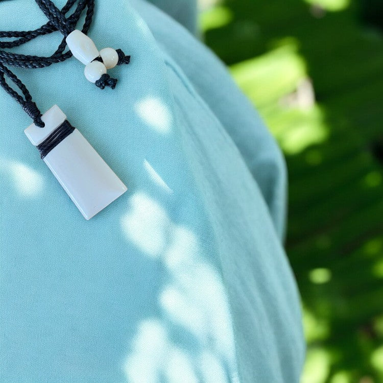 Bone Plain Toki Pendant Small