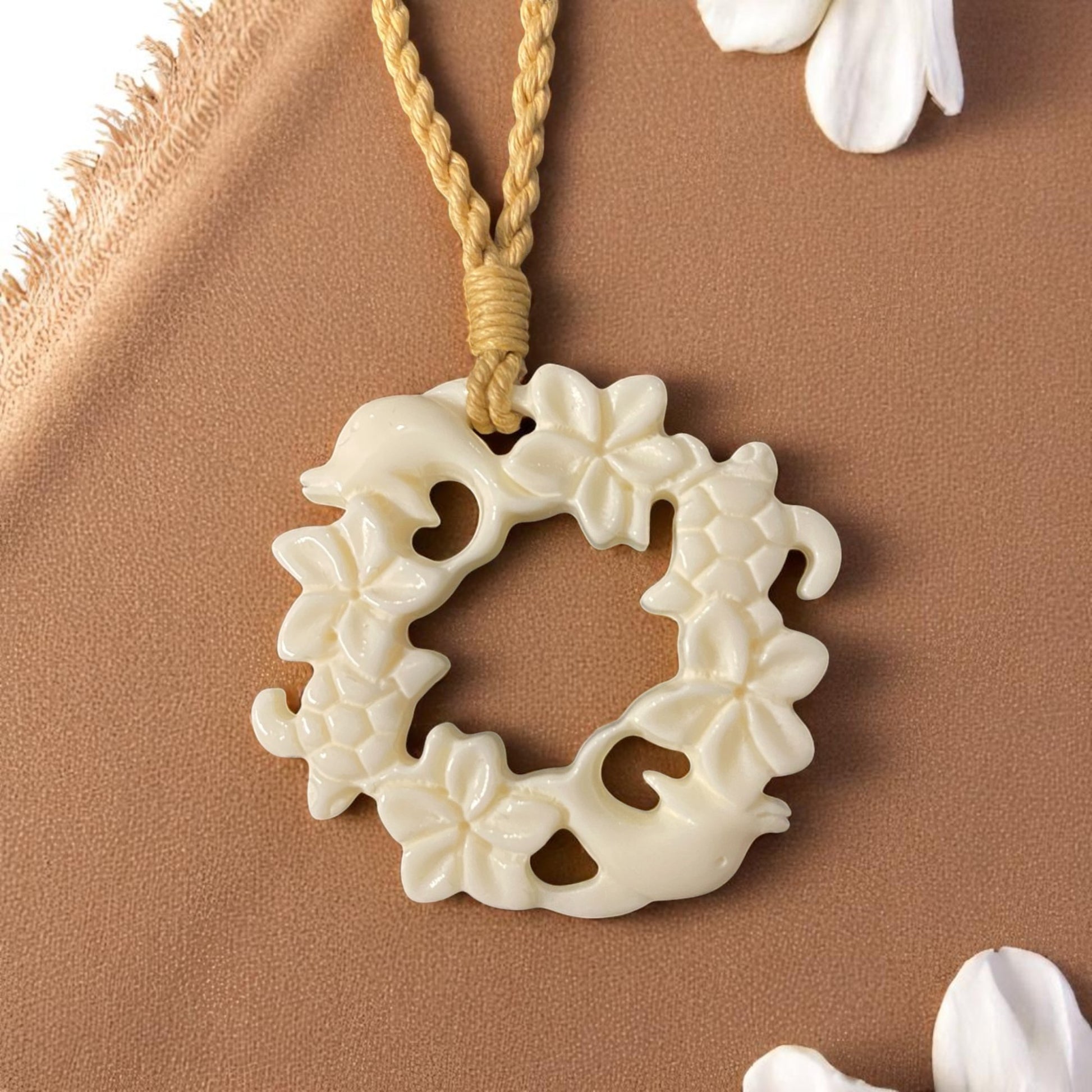 Dolphin Bone Pendant