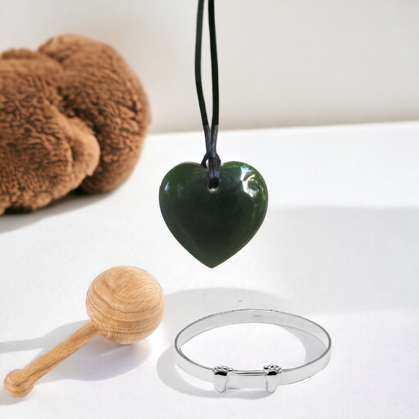 Greenstone / Pounamu Heart Pendant (My first taonga)