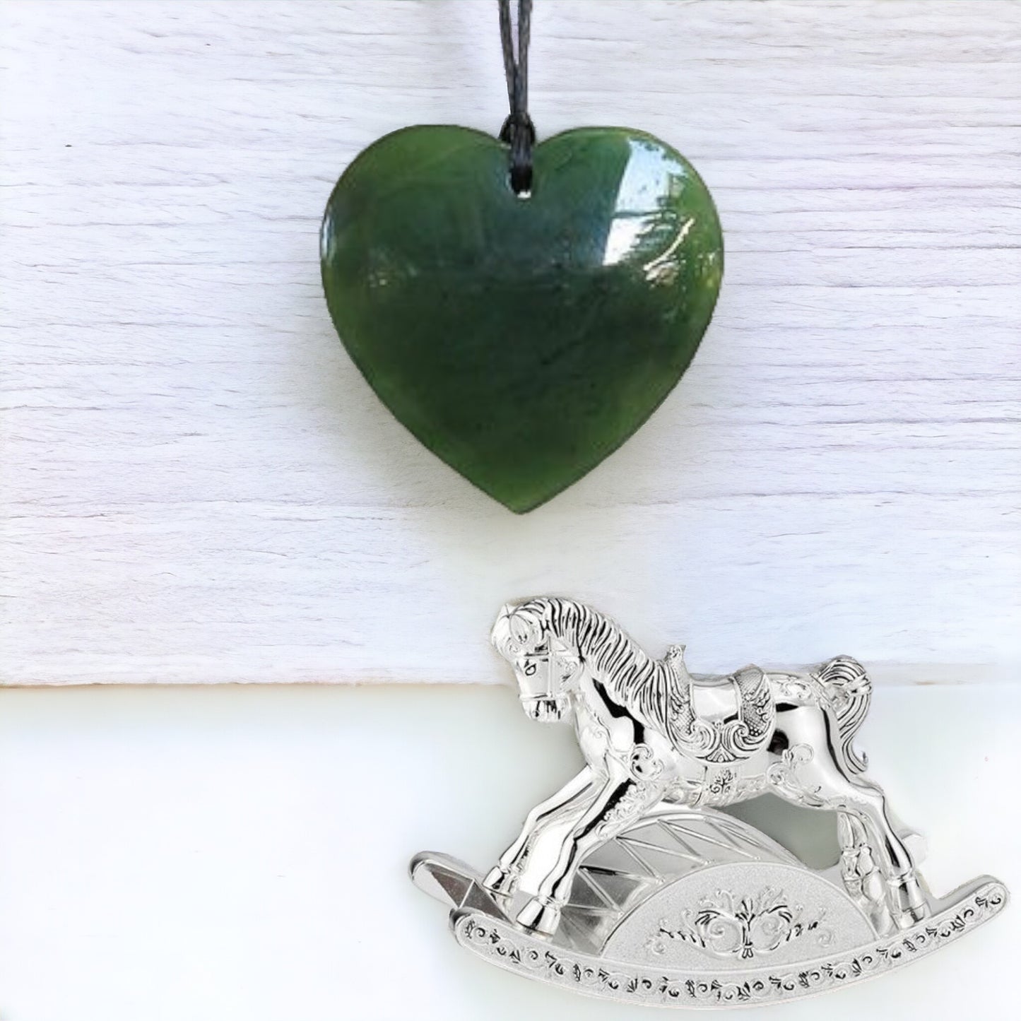 Greenstone / Pounamu Heart Pendant (My first taonga)