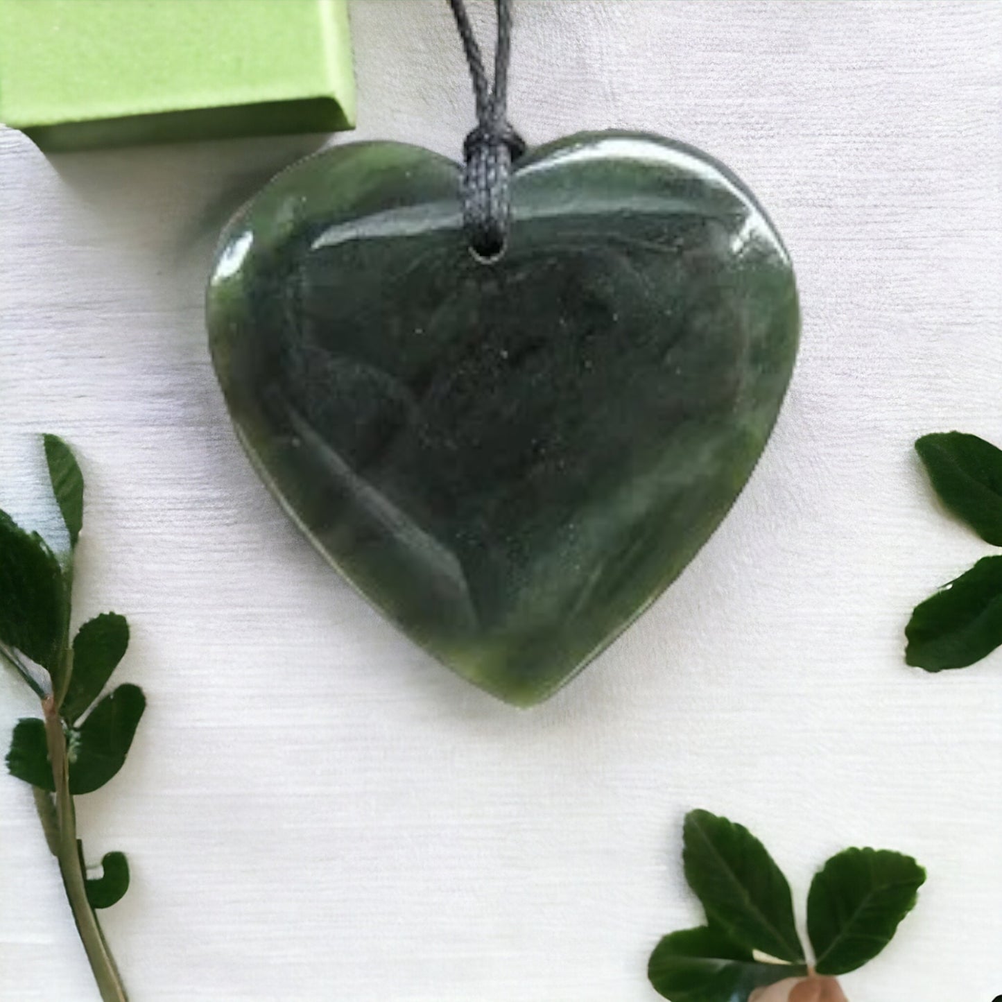 Greenstone Pounamu Heart Pendant