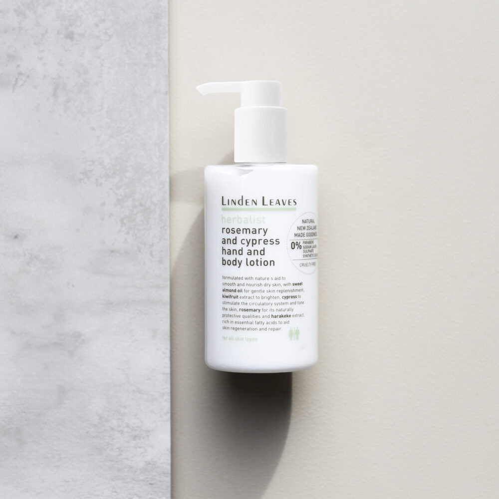 Linden Leaves Herbalist Hand & Body Lotion Rosemary & Cypress 300ml