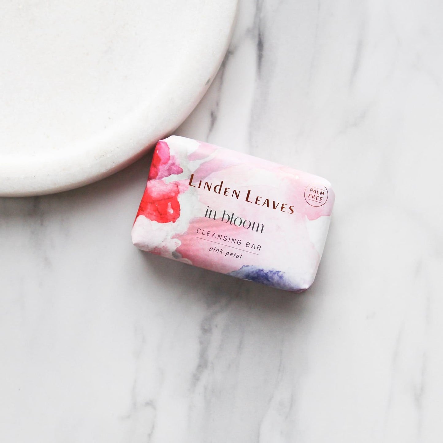 Linden Leaves Pink Petal Cleansing Bar
