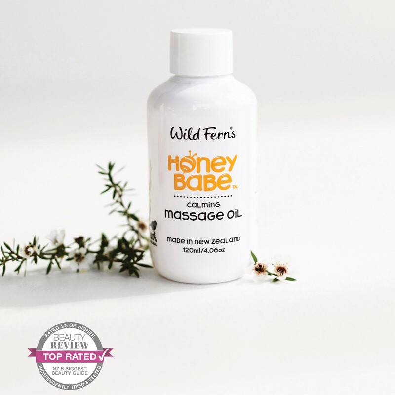 Wild Ferns Honey Babe Calming Massage Oil