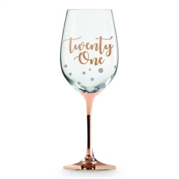 Landmark Rose Stem Wine Glass -  Twenty One