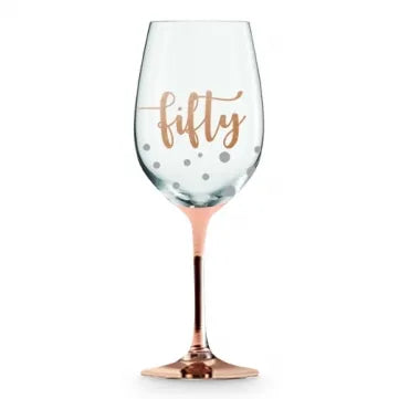 Landmark Rose Stem Wine Glass -  Fifty