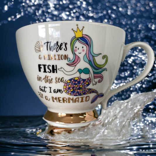 Mermaid Tea Cup with Gift Box