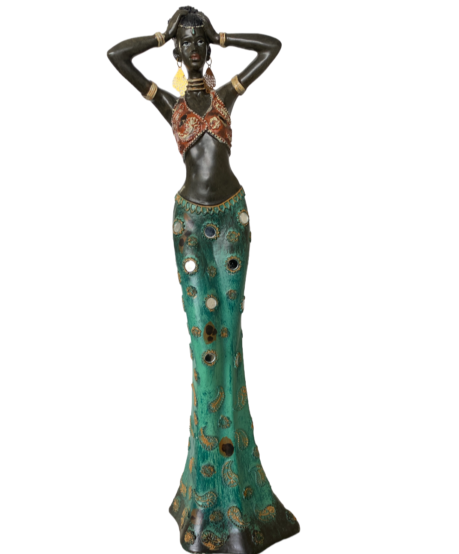 African Lady Figurine