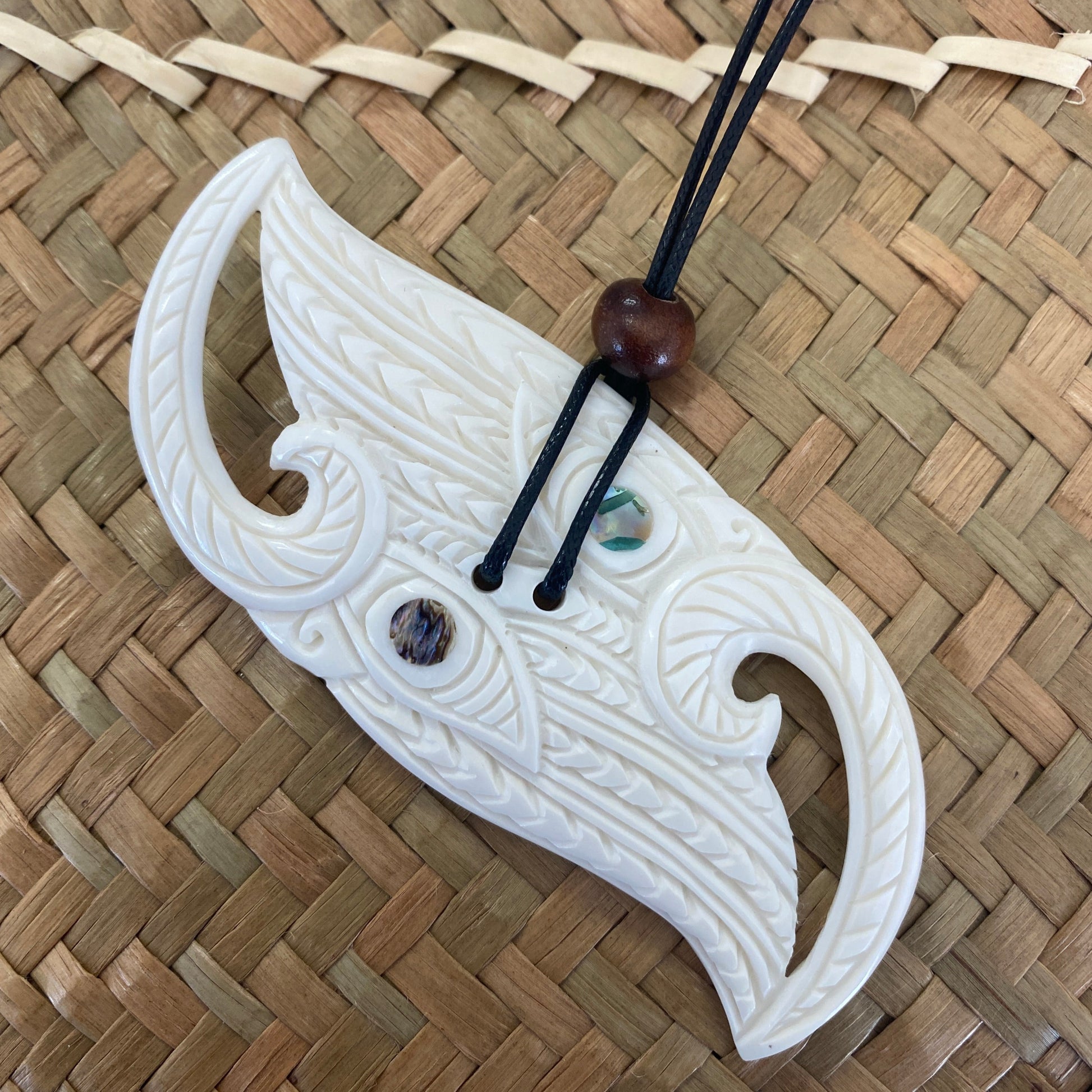 Bone Porotiti (Māori Musical Instrument - Pendant)