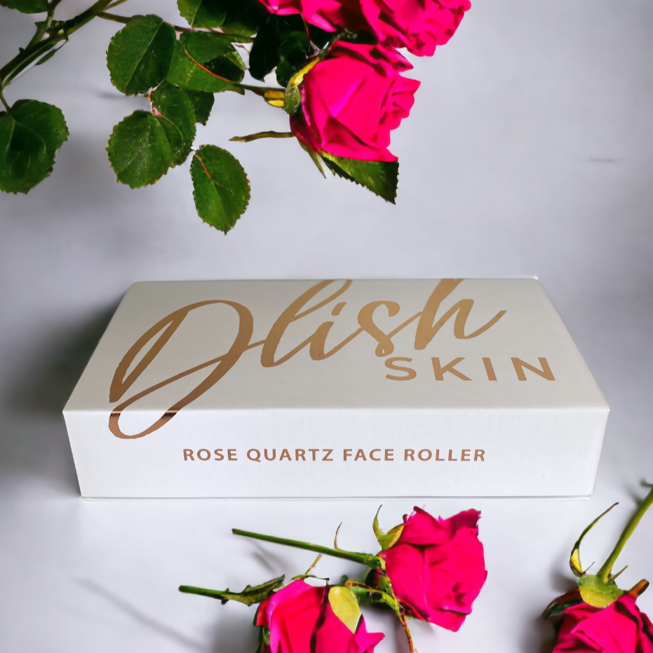 D-Lish Vibrating Rose Quartz Lift & Contour Face Roller
