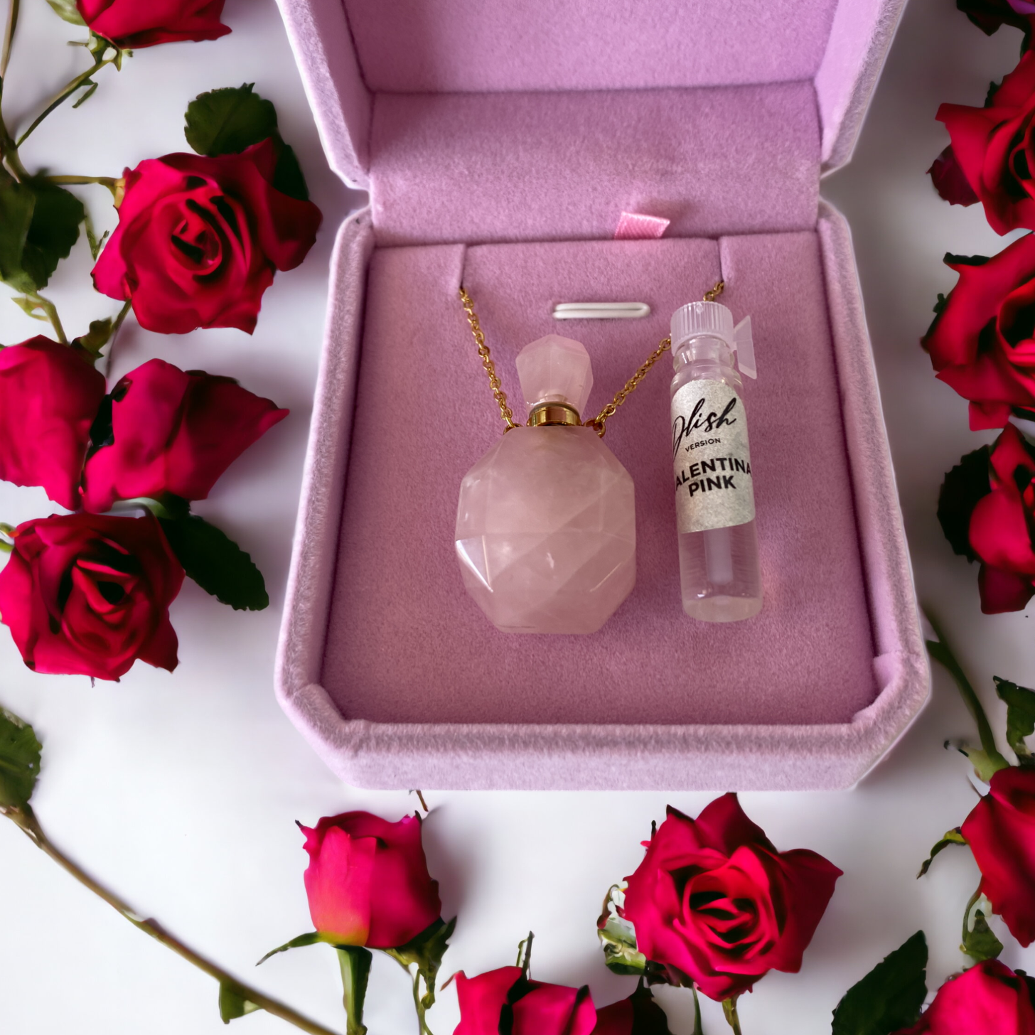 D-Lish Crystal Perfume Bottle Pendan