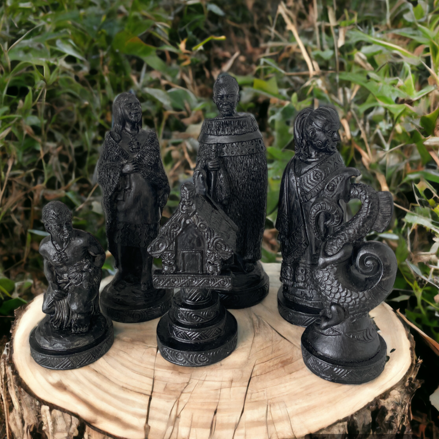 Maori Chess Pieces