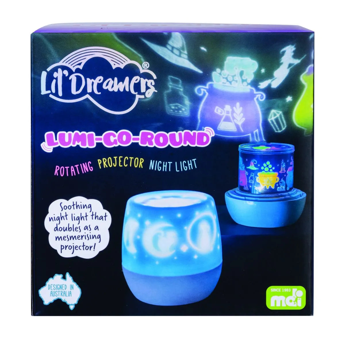 Lil Dreamers Lumi-Go-Round Enchanted  Rotating Projector Light
