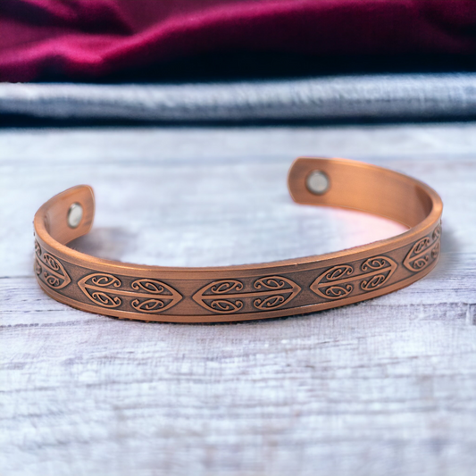 Kia Ora Copper Magnetic Bracelet - KCB029