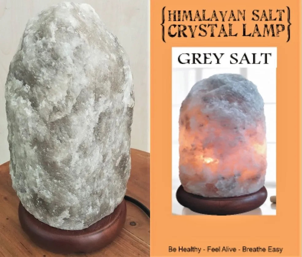 Genuine Himalayan Salt Lamp - Rare Grey (Pick up or local delivery only)