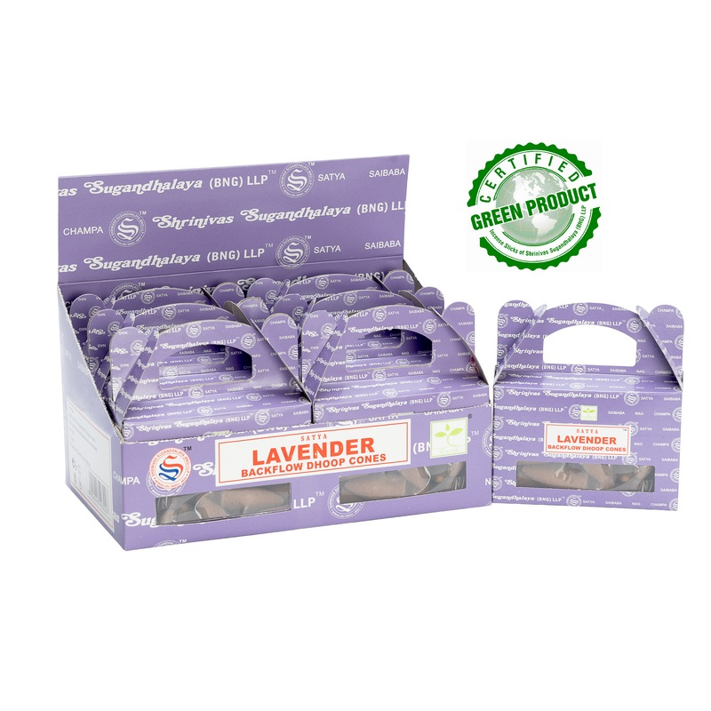 Satya Backflow Cones - Lavender