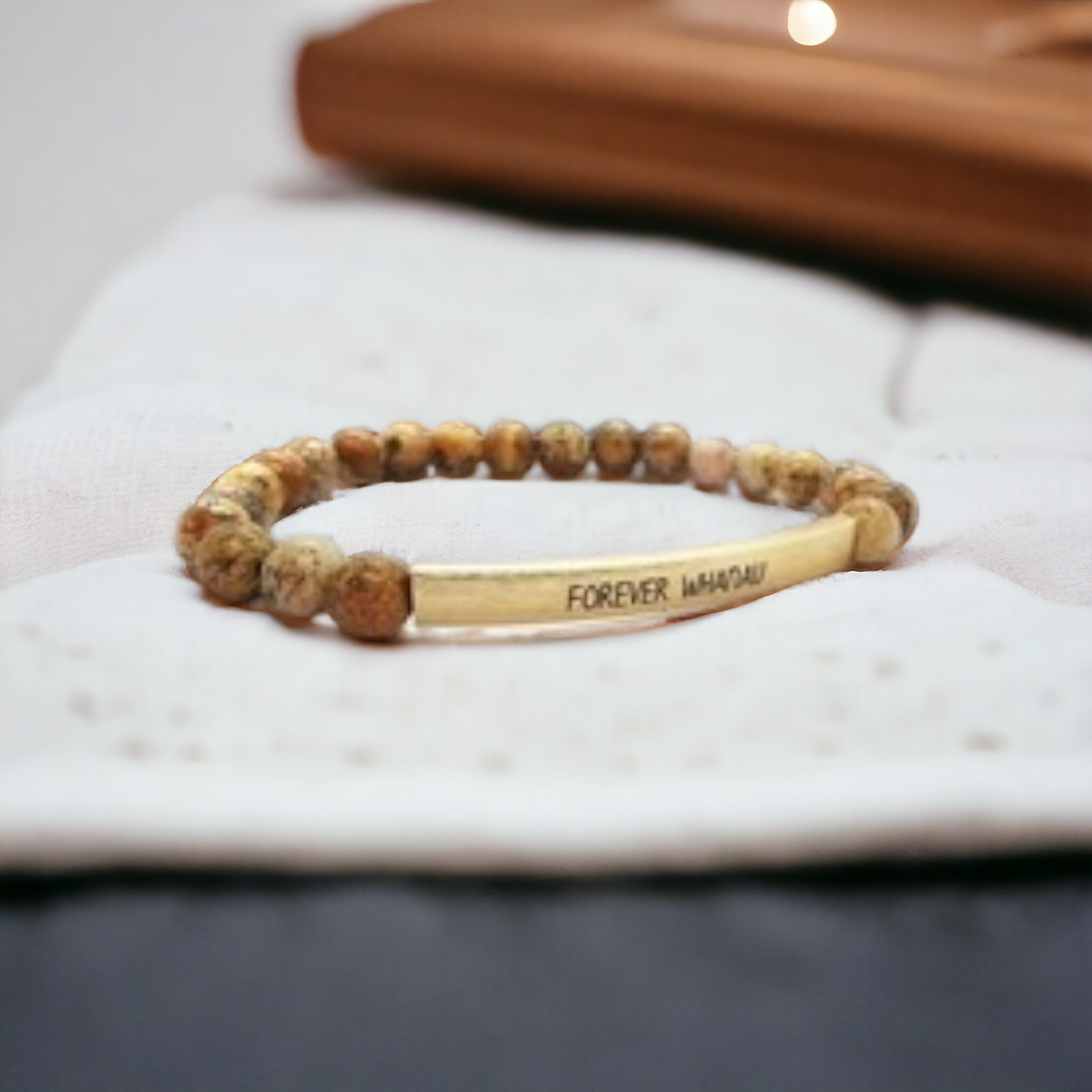 Little Taonga Gemstone Bracelet Jasper  – Forever Whanau