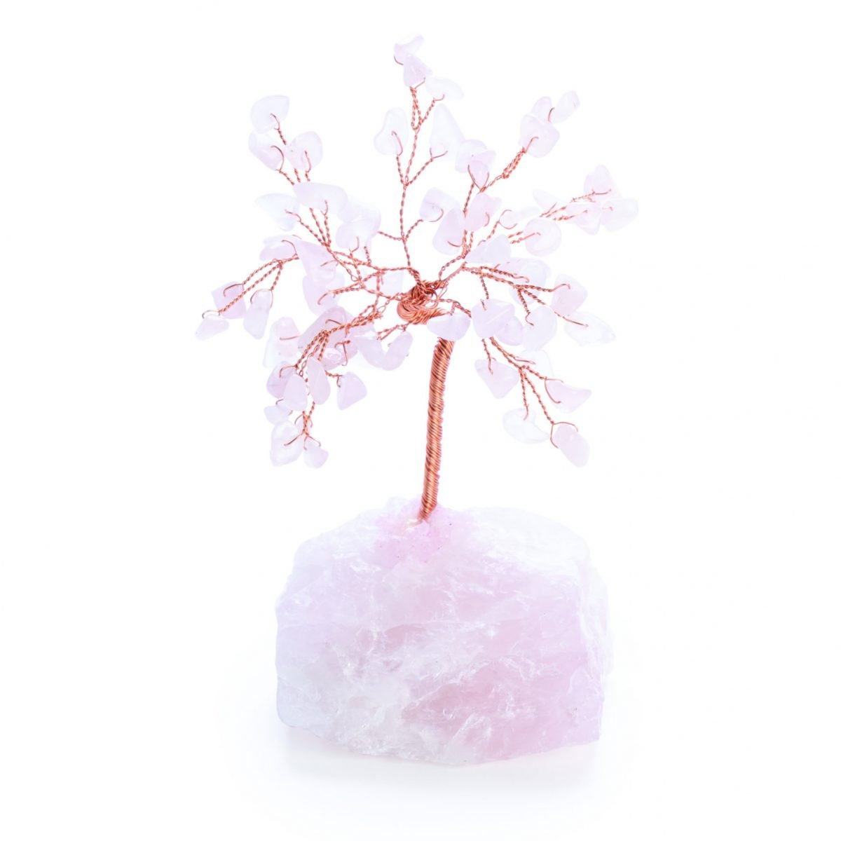 Crystal Gemstone Tree - Rose Quartz (Small)