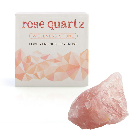Raw Wellness Stone - Rose Quartz