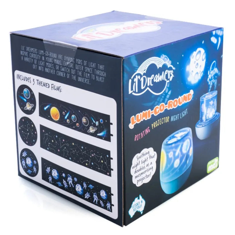 Lil Dreamers Lumi-Go-Round Rotating Projector Light Space