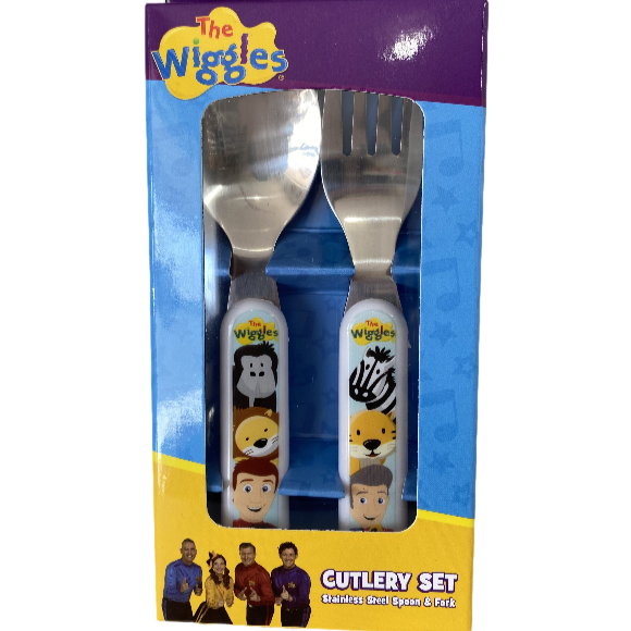 The Wiggles Safari Cutlery Set