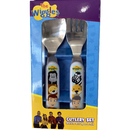 The Wiggles Safari Cutlery Set