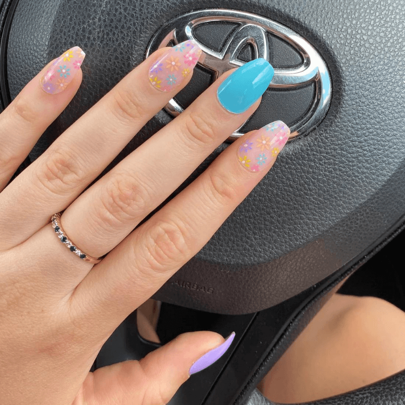 Pressing Nails Flower Coffin