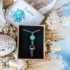 Nudi Point Turquoise Lava Stone Pendant